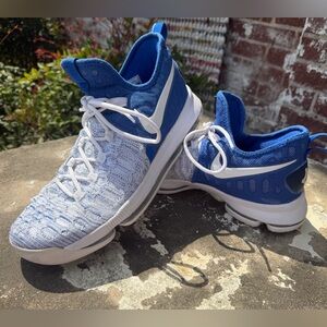 Nike KD 9 Home II Blue and White Basketball Sneakers 843392-411 Men Sz 12